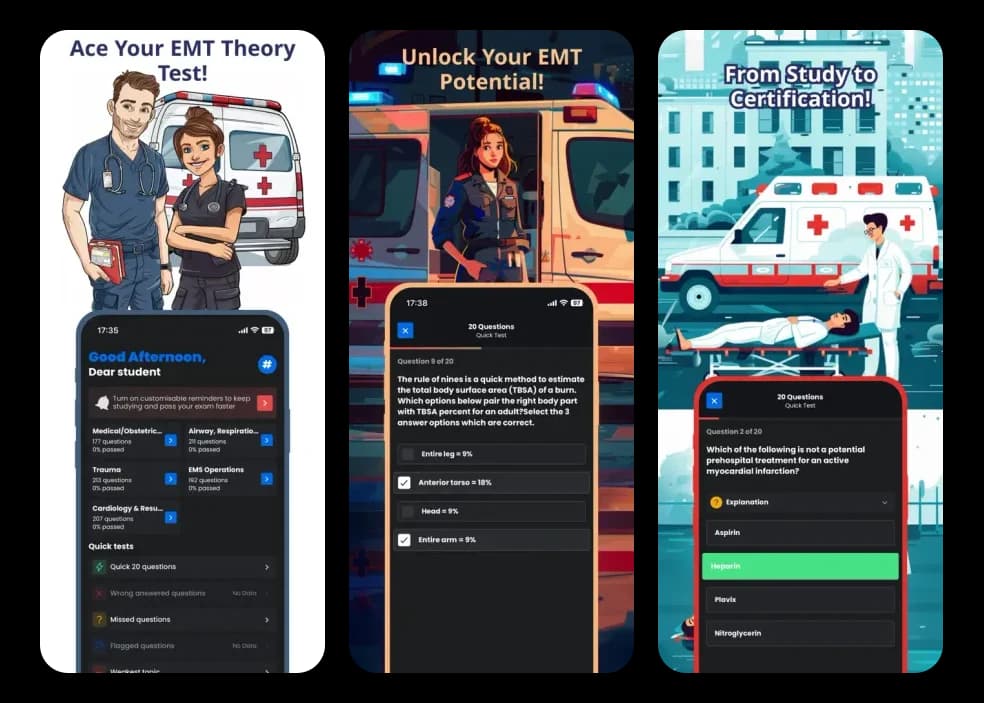 EMT Prep — app screenshot