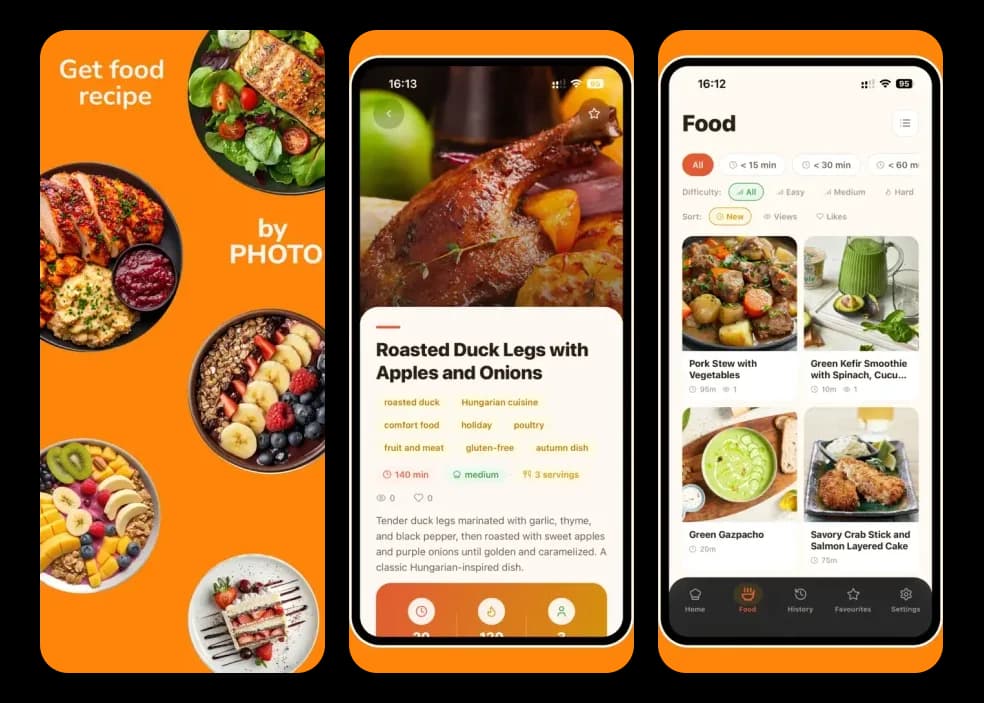 Healthy Recipe — app screenshot