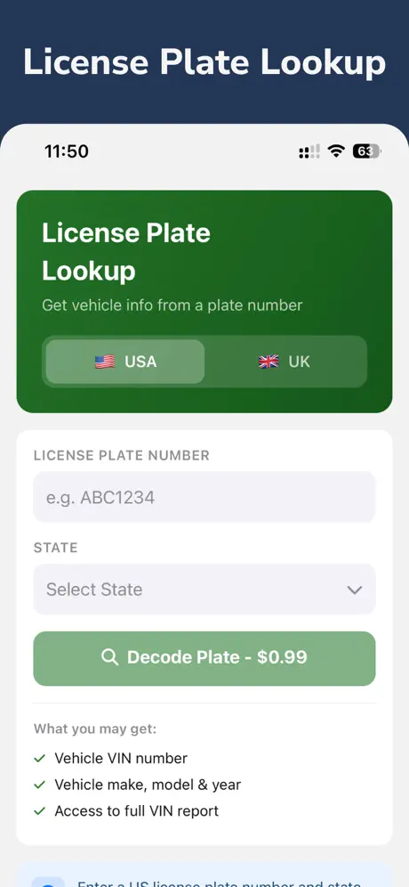 VIN Check screenshot 2
