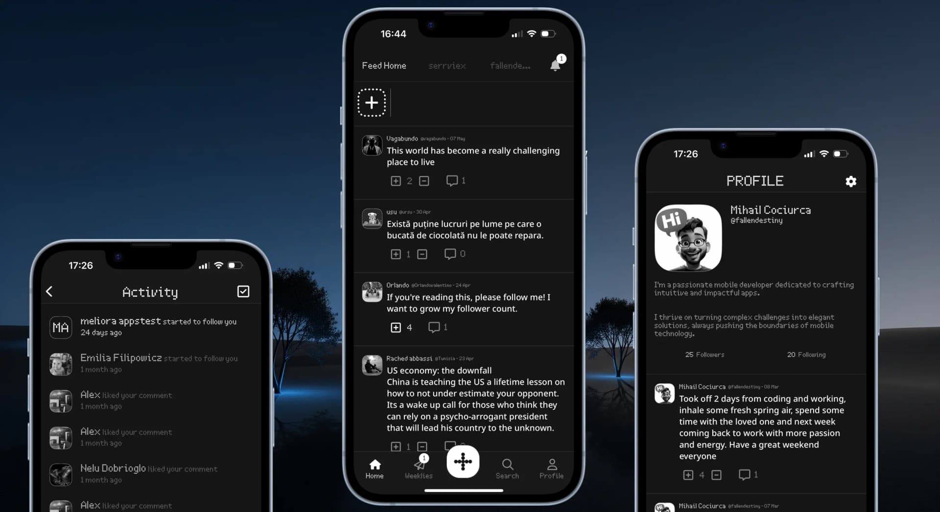 TXT.ME - Minimalist Network